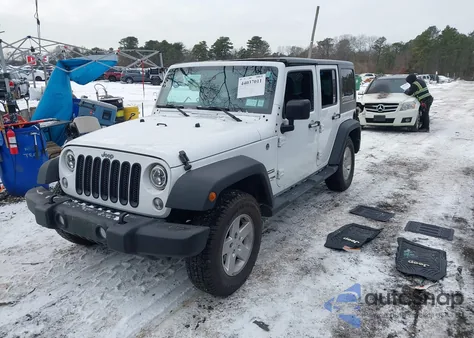 2018 Jeep Wrangler Jk Unlimited Sport S 4X4 from USA, damaged, VIN 1C4BJWDG7JL805509